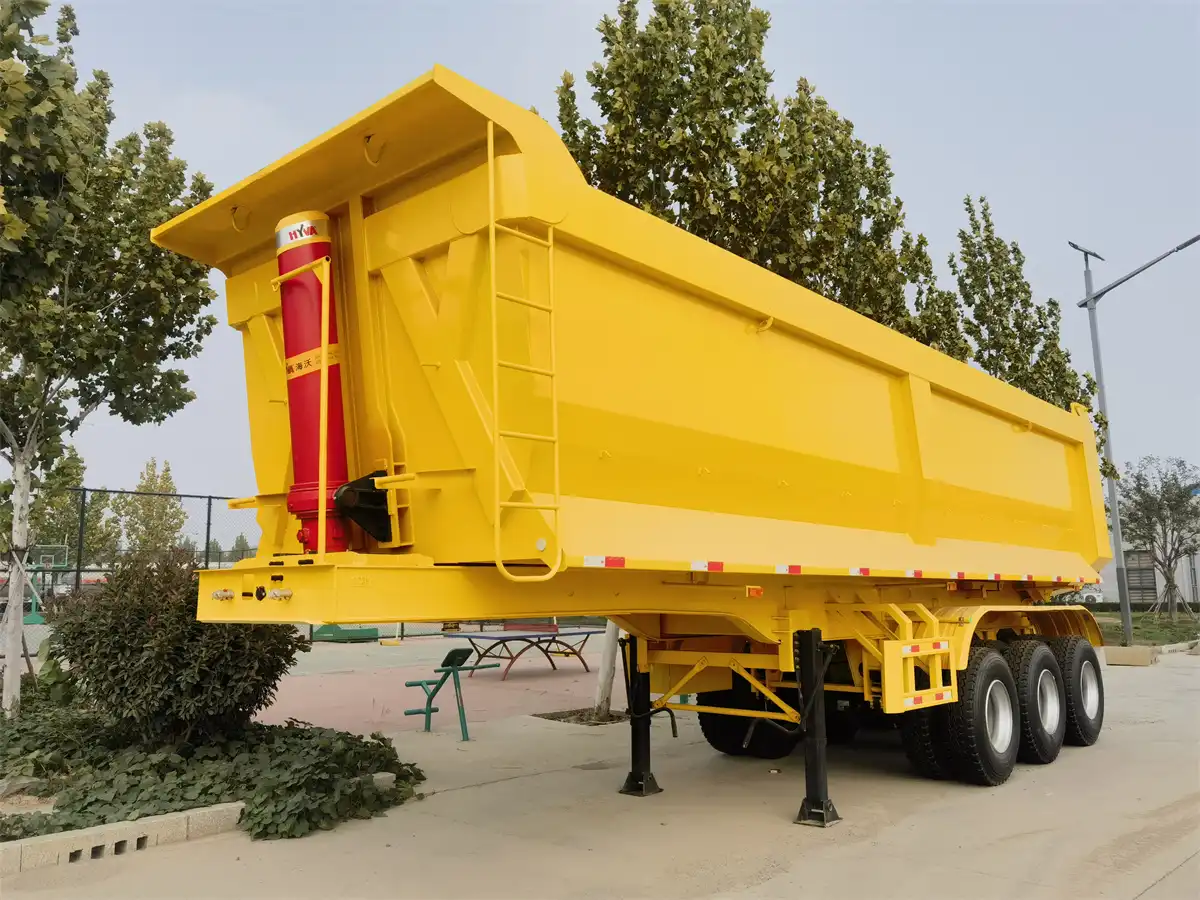 3 Axle Dump Trailer para venda