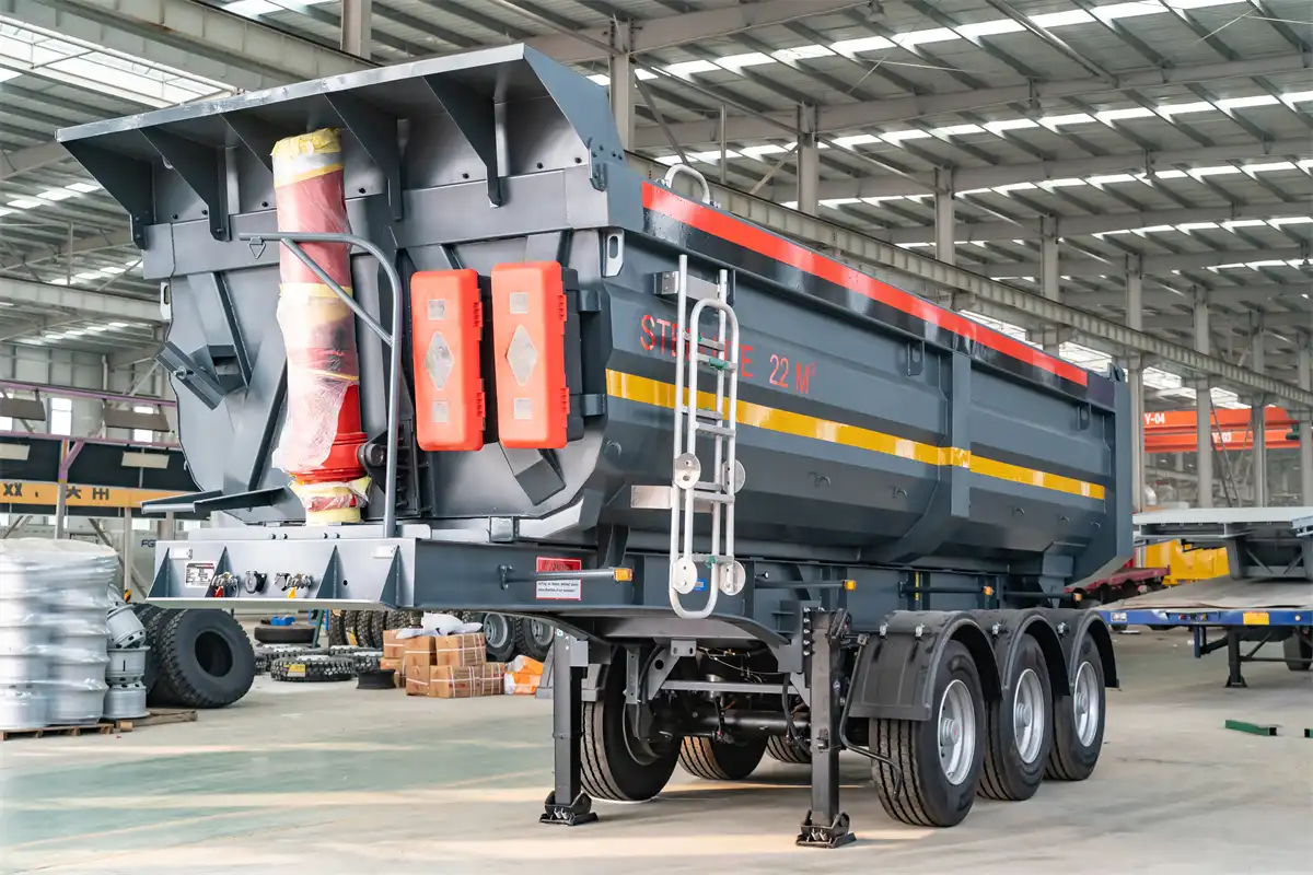 Tri Axle Tipper Trailer para venda