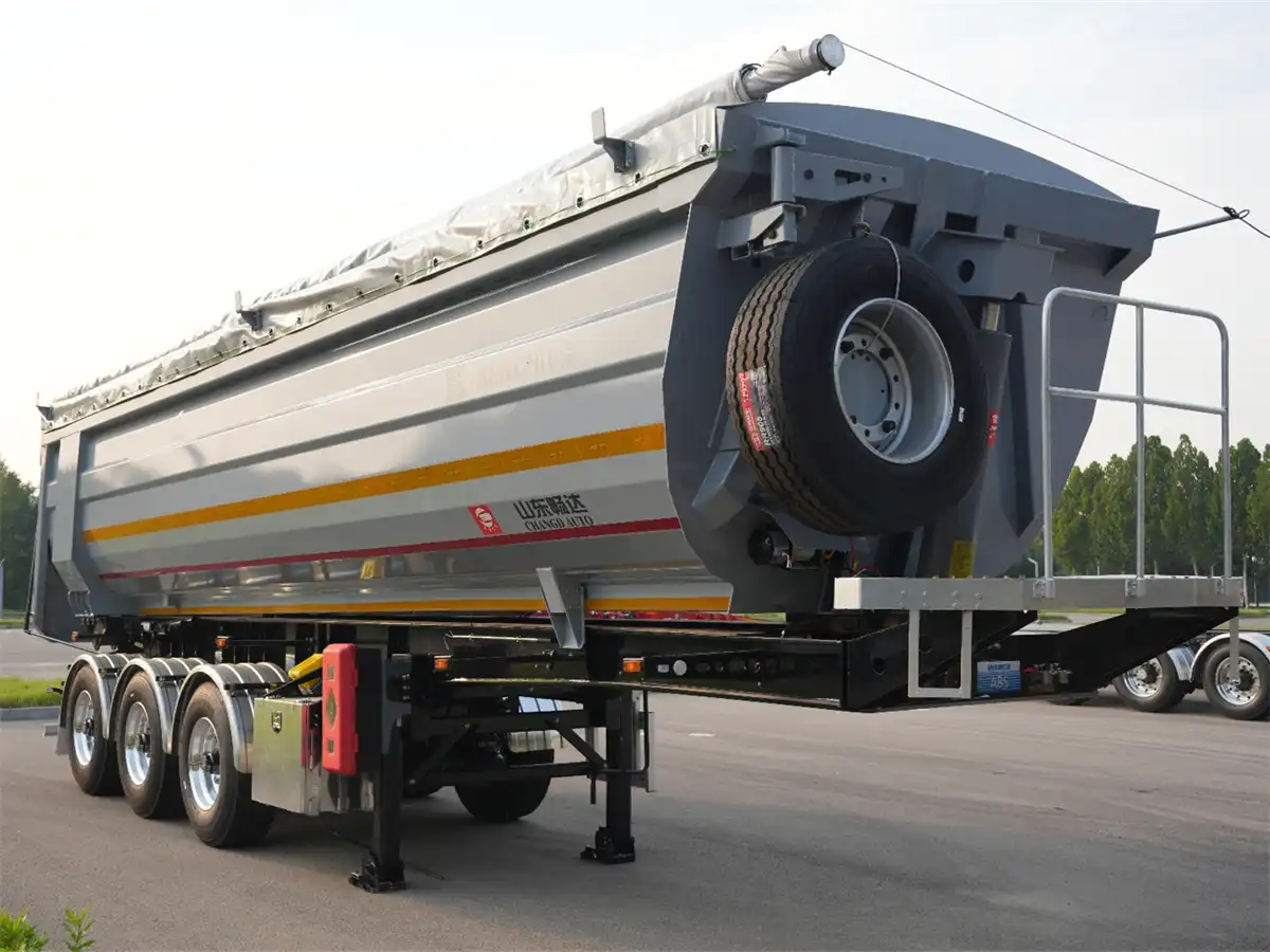 4 Axle U Shape Rear Dumper Trailer