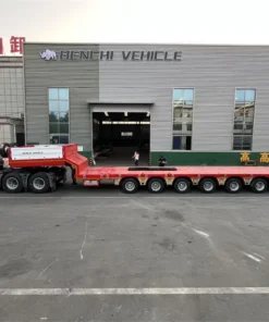 8 Axle Extendable Lowbed Trailer