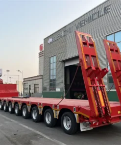 8 Axle Extendable Lowbed Trailer