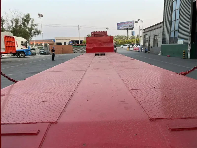 8 Axle Extendable Lowbed Trailer