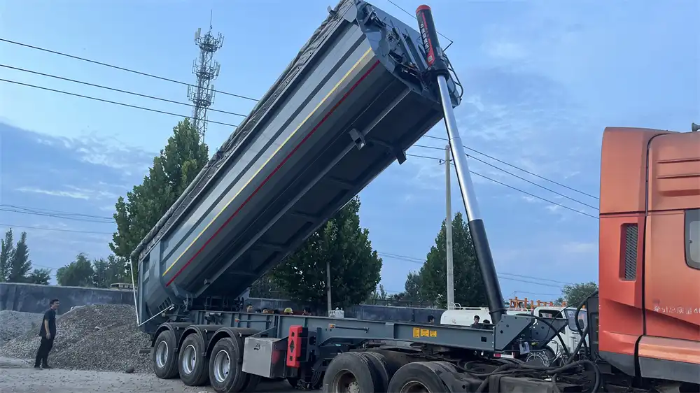 Direct-Push Type Tipper Trailer
