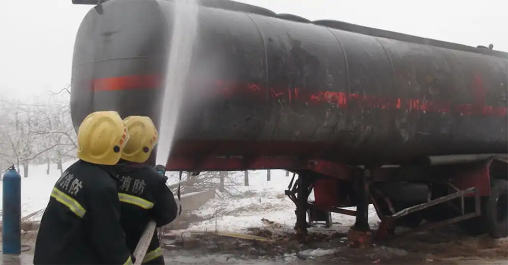Tank trailer leakage