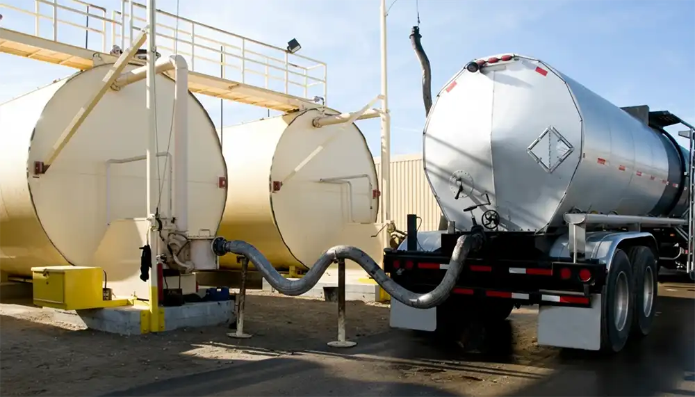 tanker trailer loading