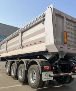 4 Axle U-Type Rear Dump Semi Trailer