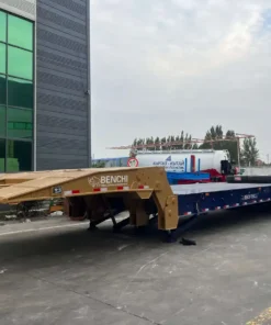 6 Axle Folding Gooseneck Low Bed Semi Trailer