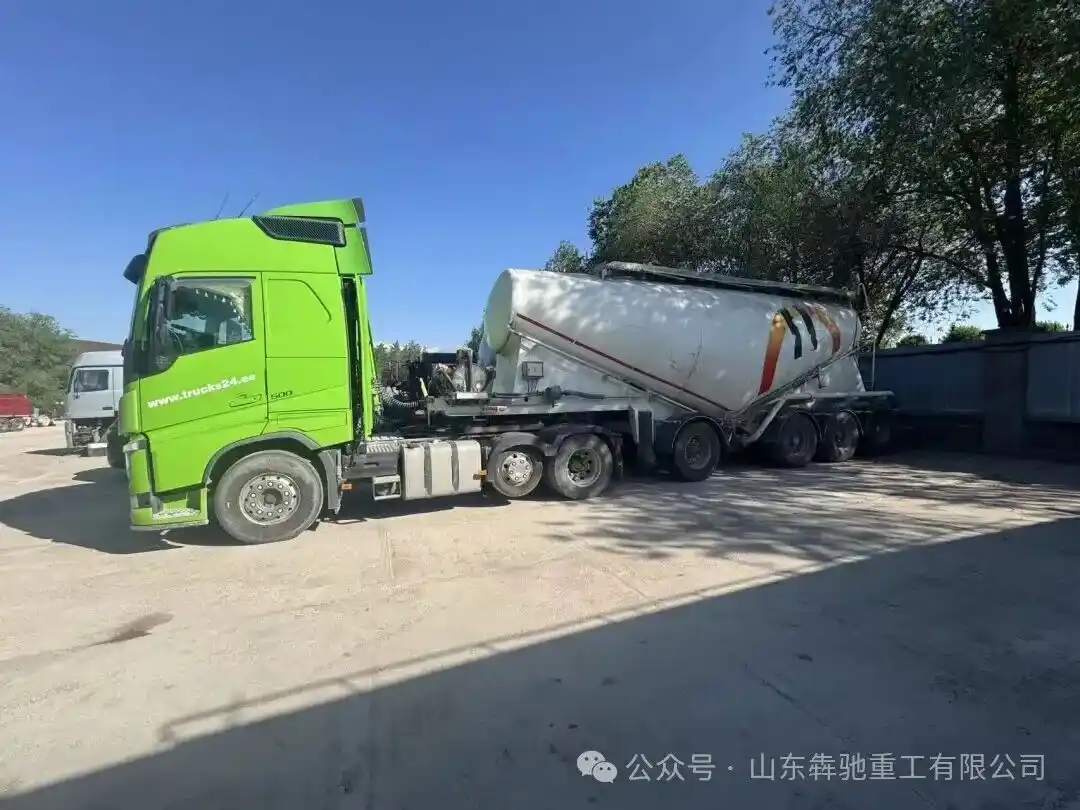Customized 5-Axle Bulk Cement Powder Tank Semi-Trailers